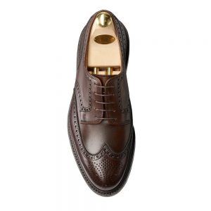 CROCKTT & JONES PEMBROKE DARK BROWN WAX CALF