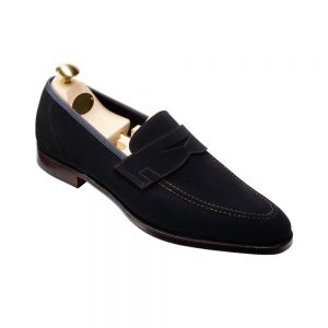 CROCKTT & JONES TEIGN NAVY SUEDE