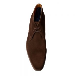 CROCKTT & JONES TETBURY DARK BROWN SUEDE