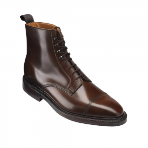 CROCKTT & JONES HARLECH DARK BROWN CORDOVAN