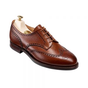 CROCKTT & JONES HATTIE TAN SCOTCH GRAIN