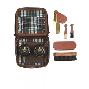 CROCKTT & JONES TRAVEL SHOE CARE KIT STOR
