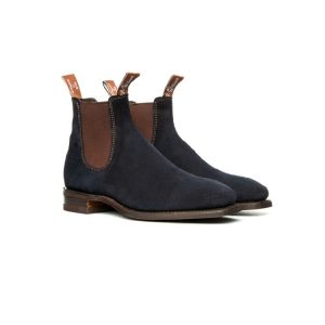 R.M.WILLIAMS BLAXLAND G SUEDE NAVY