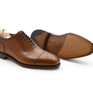 LOAKE 1880 STRAND MAHOGANY CALF