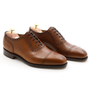 LOAKE 1880 STRAND MAHOGANY CALF