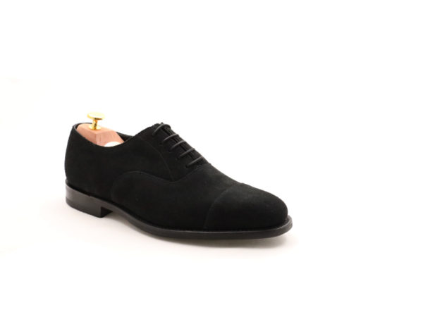 Loake -1880-wesley black Suede