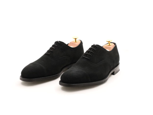 Loake -1880-wesley black Suede