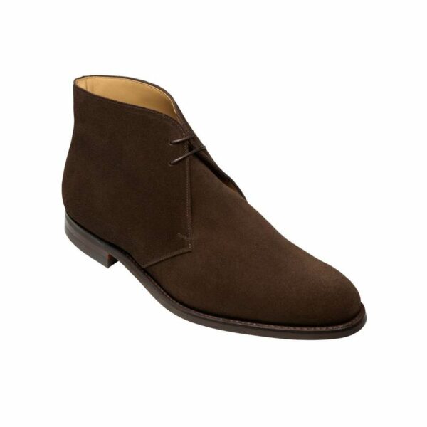 Upton dark brown suede