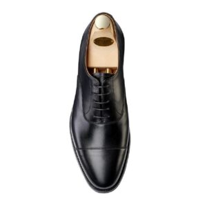 CROCKTT & JONES CONNAUGHT II BLACK CALF City sole