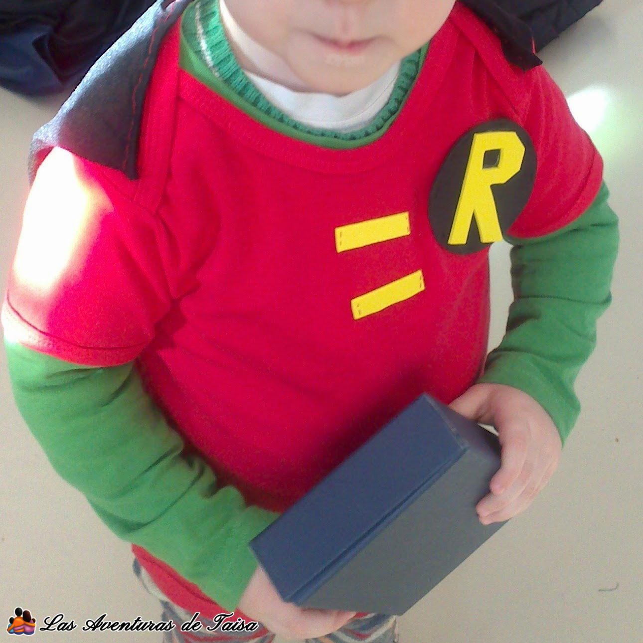 Fiel monstruo Lío ⋆ Disfraz de Batman y Robin - Disfraz en Familia ⋆ Las Aventuras de Taisa
