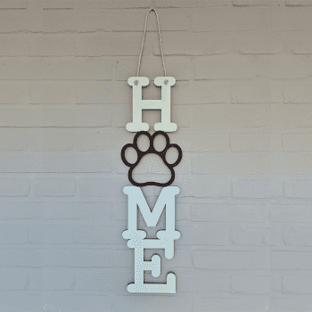 hond hondenpoot decoratie home lasergraveren
