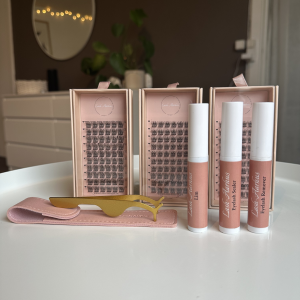 Natural cluster lashes startkit.