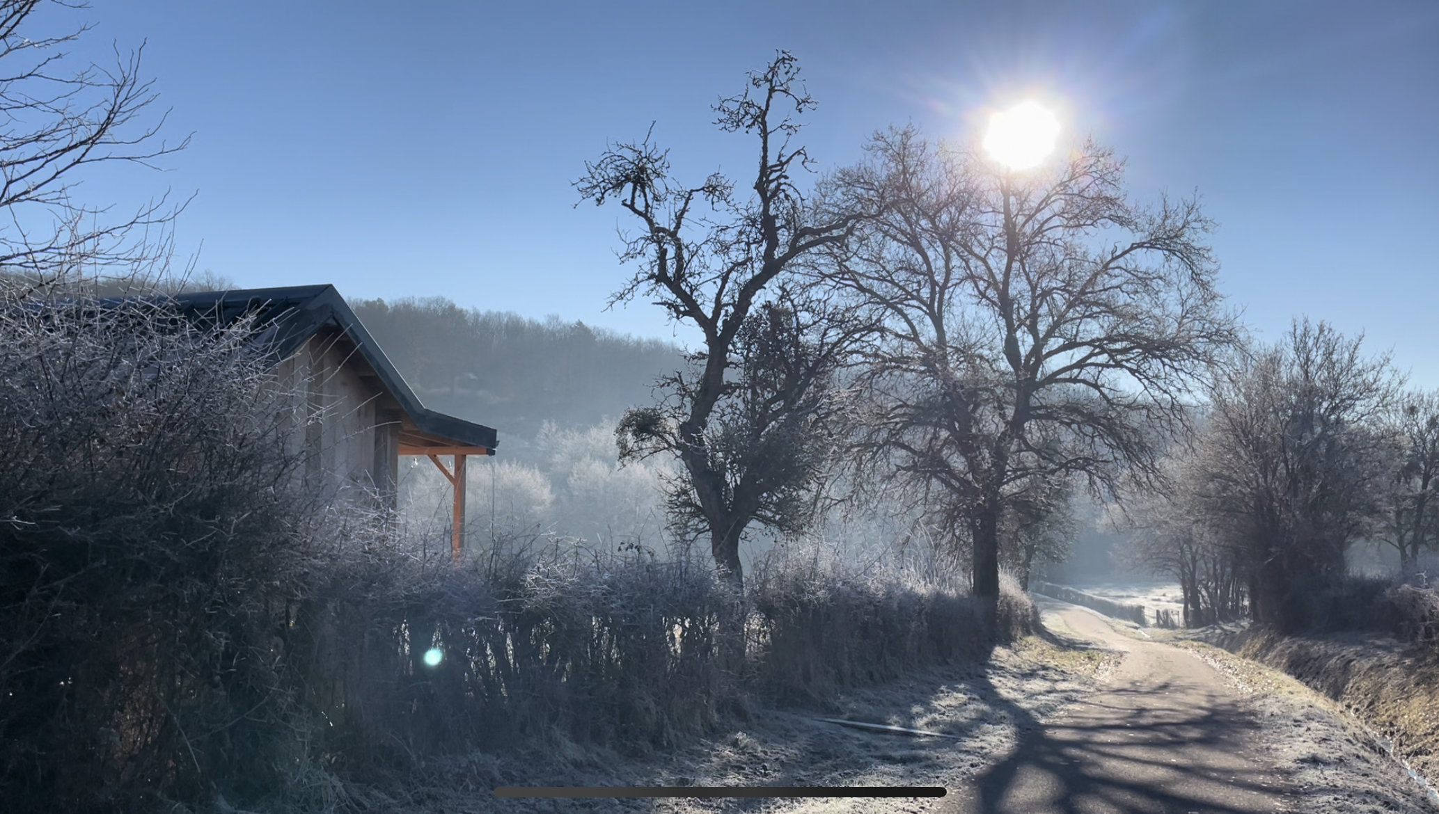 A cozy winter stay at the cabin