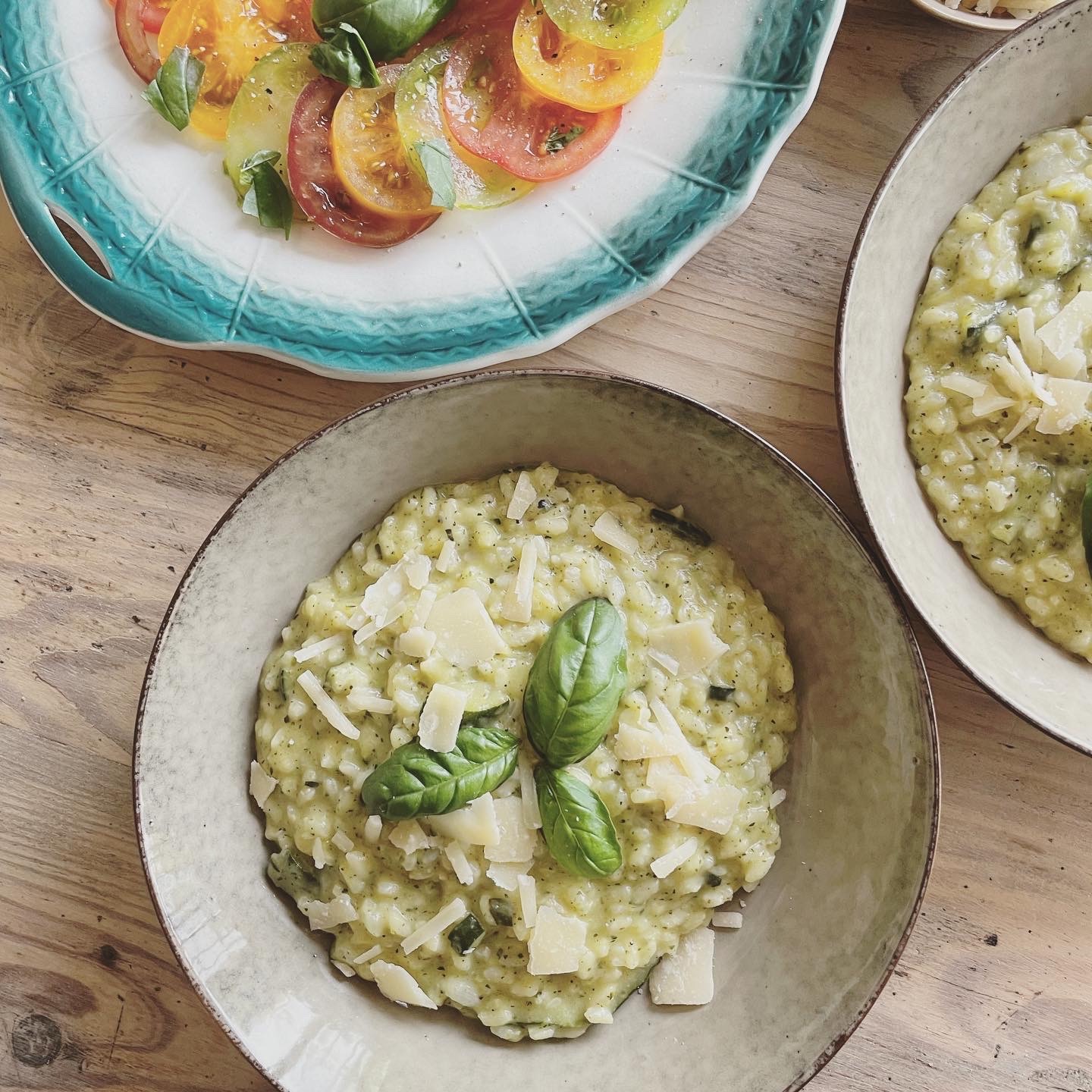 courgette risotto table d'hotes