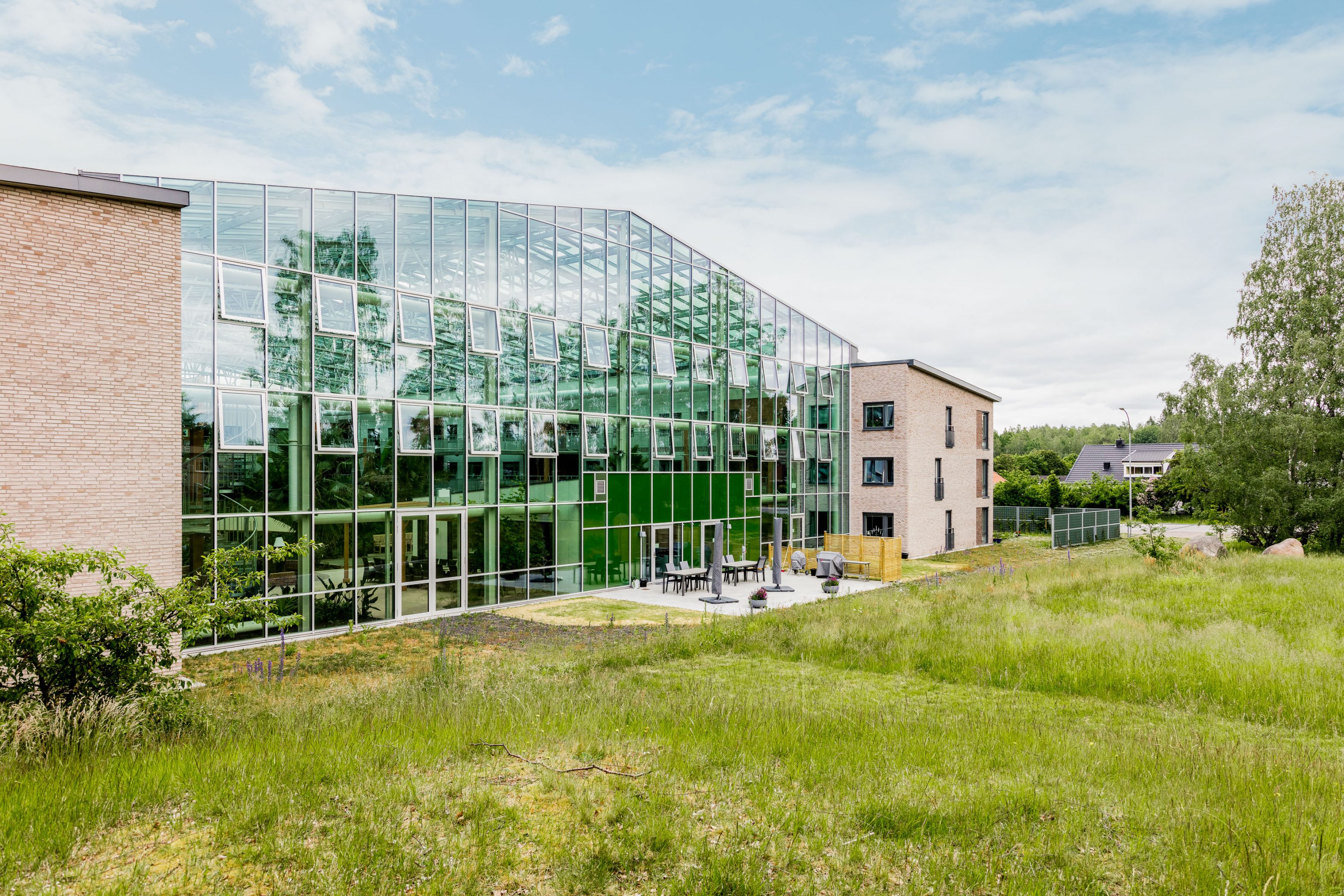 Arkitekturfoto. Bovieran Flora, Växjö. Foto: Laszlo Mag Arkitekturfoto. Bovieran Flora, Växjö. Foto: Laszlo Mag