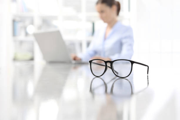 Lunettes avec verres progressifs