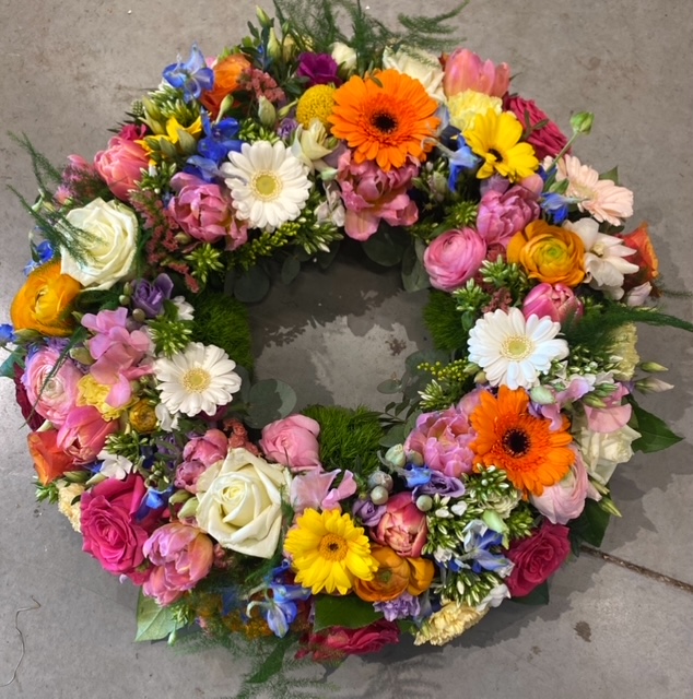 Krans veldbloemen - KR4