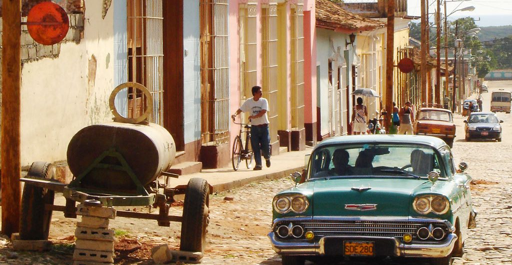 LatinA Tours Cuba Trinidad - City center, Tour, Buildings, Street, Car, Central Region