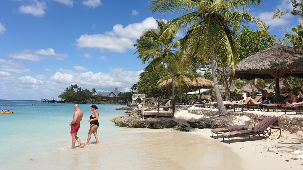 Strand vor dem Hilton La Romana in Bayahibe