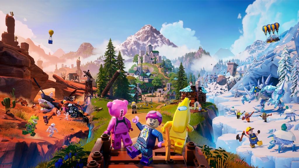 lego fortnite game features