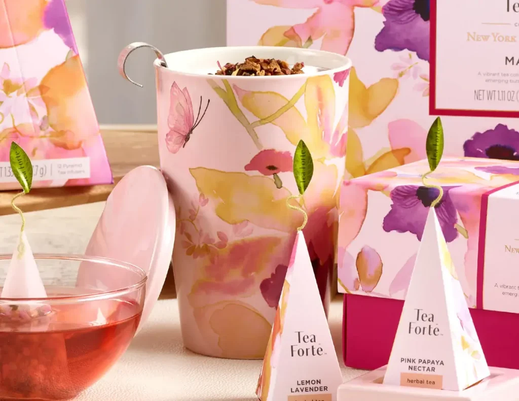 Unveil Spring with Tea Forté's Mariposa Collection