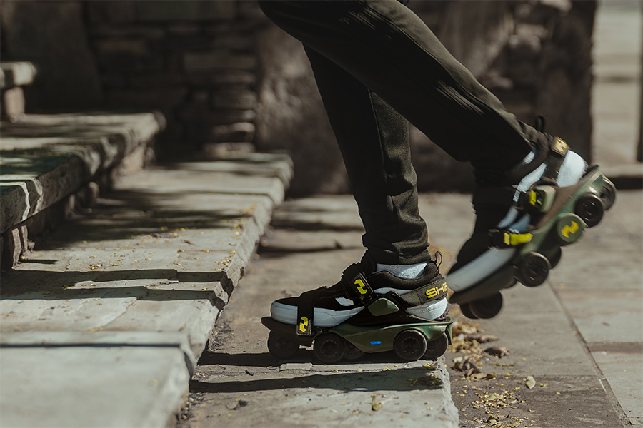 Moonwalkers by Shift Robotics lets you walk at 2.5 times your average speed.