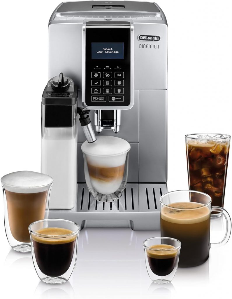 The De'Longhi Dinamica Plus ECAM370 is the best programmable coffee maker.