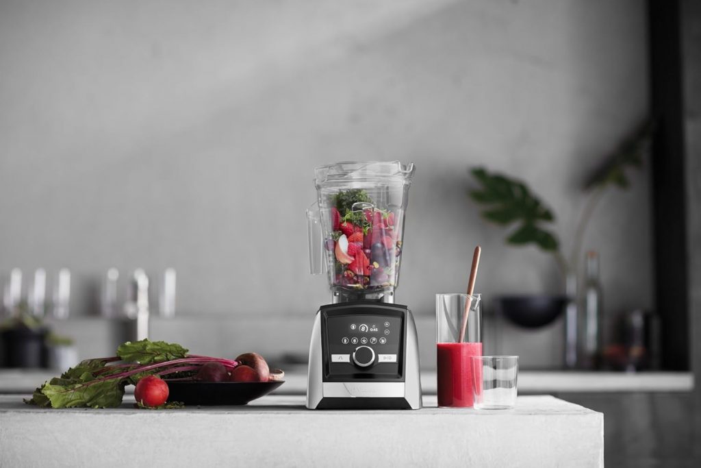 Vitamix for its tamper feature, which helps with thick blends.