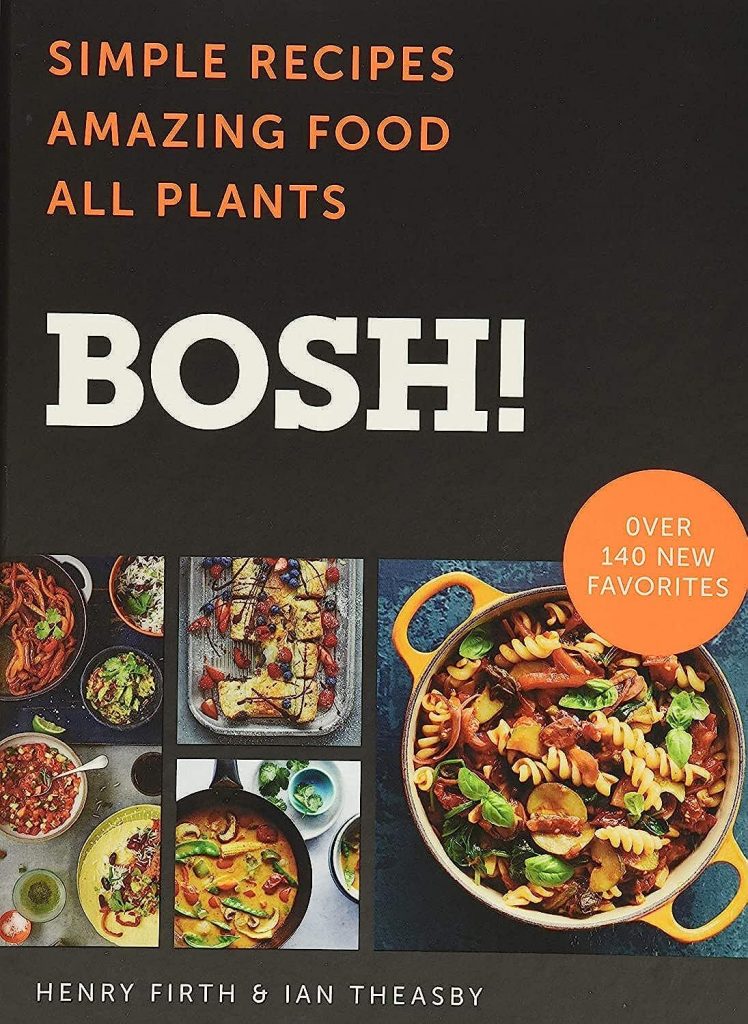 Vegan cookbooks are a source of inspiration.