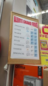 Wenn die große Kälte kommt