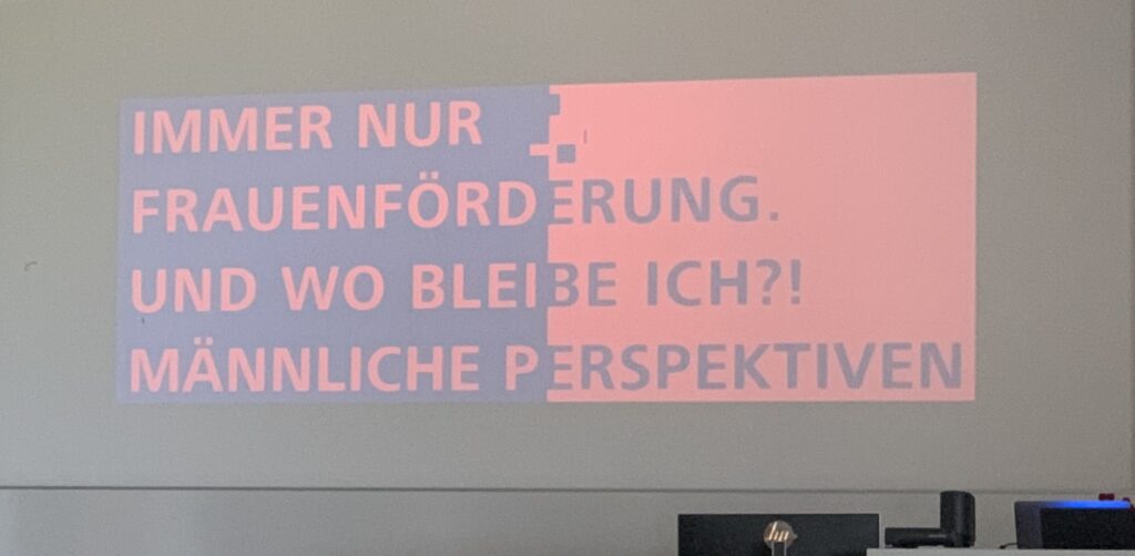 »Und wo bleibe ich?!« – Vortrag zur Rolle des Mannes im Gleichstellungsprozess