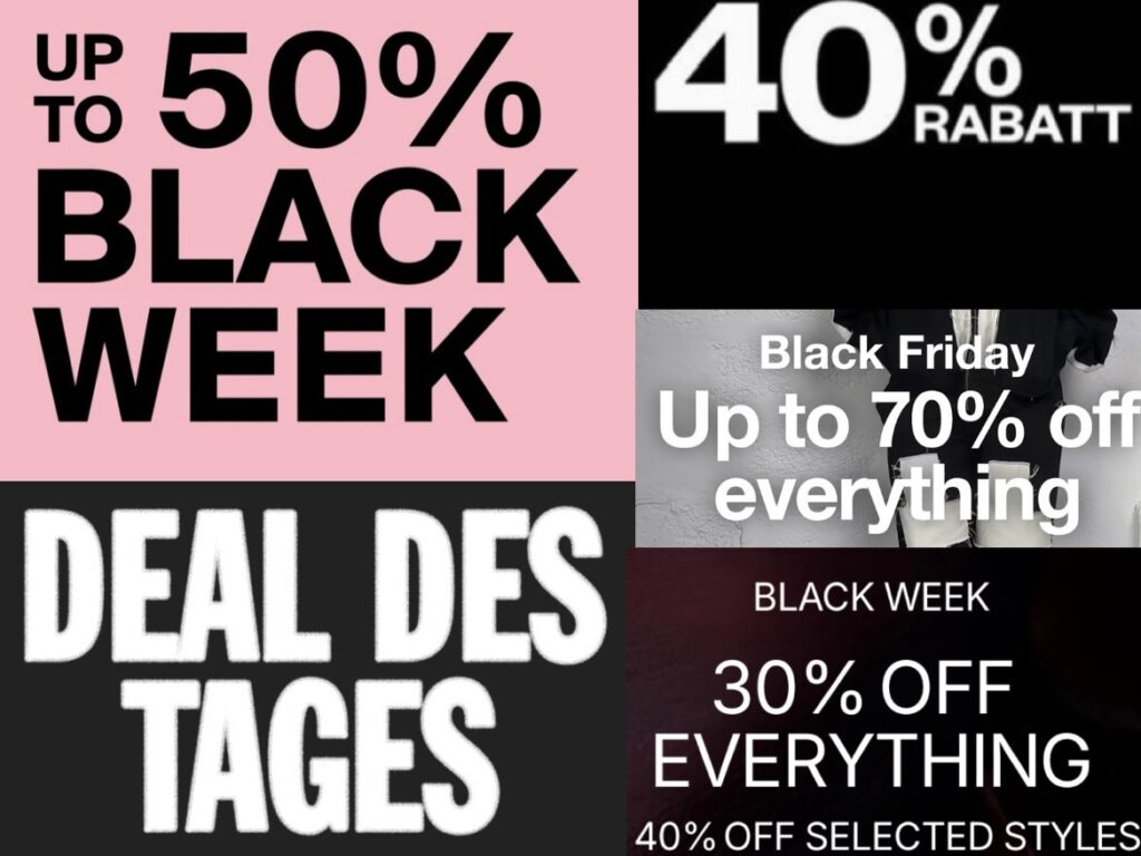 Black Friday Collage