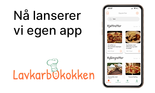 Read more about the article APP – lavkarbokokken