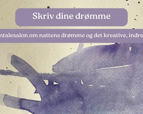 Drømme terapi samtalesalon skriveterapi drømmebog