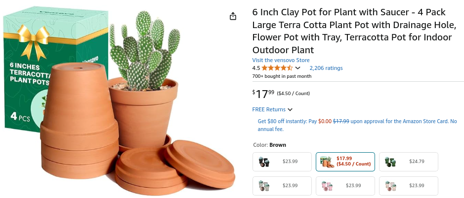 Terracotta Plant Pot