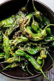 shishito pepper blistered
