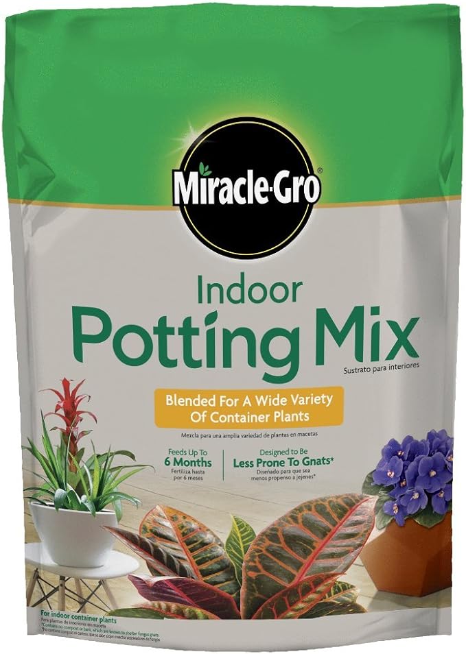 miracle gro indoor mix.