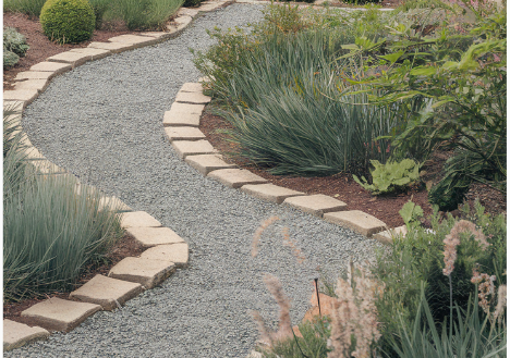 stone pathway landscape
