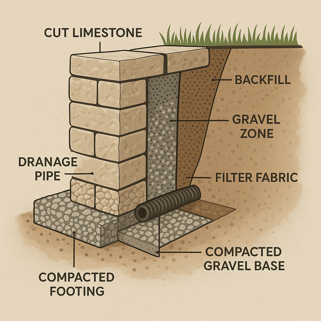 limeston wall explained