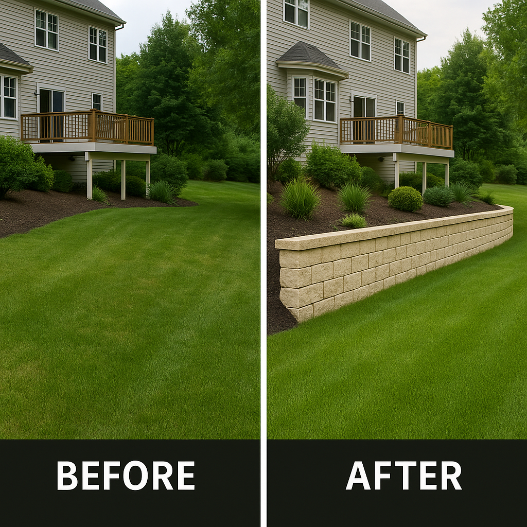 before after installation