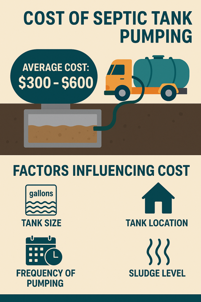 septic pumping cost infograpic