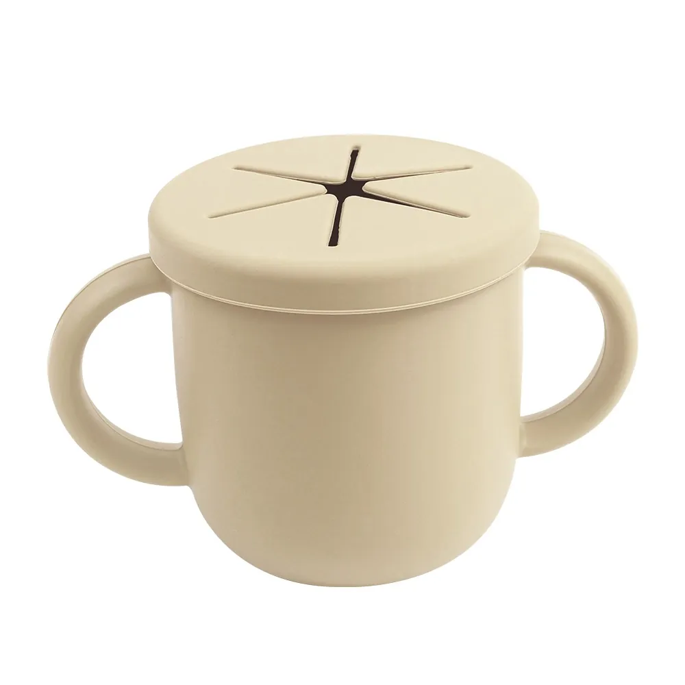 Snackmugg i färgen beige