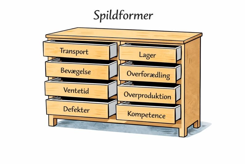de 7 spildformer