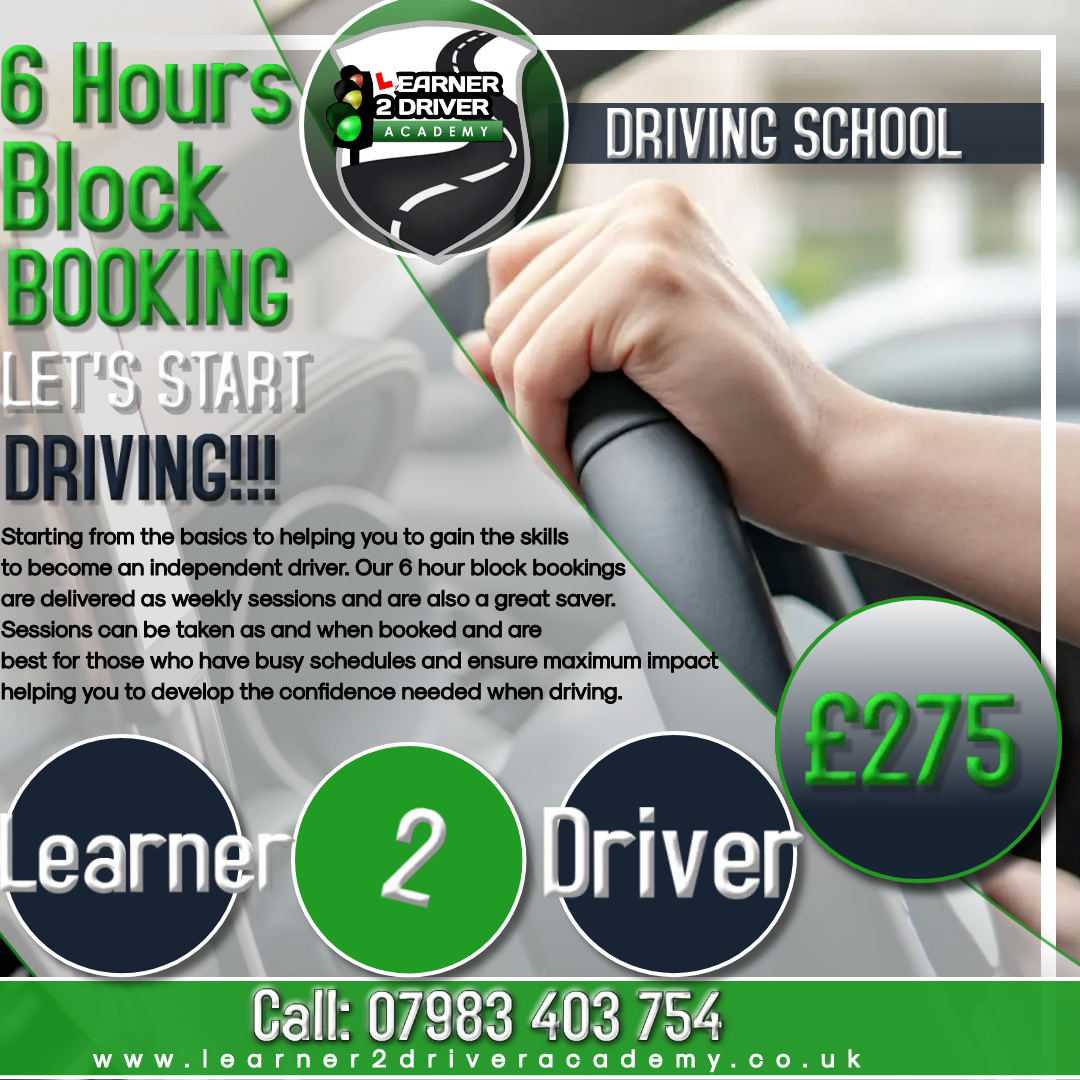 6-Hour Block Booking Driving Tuition