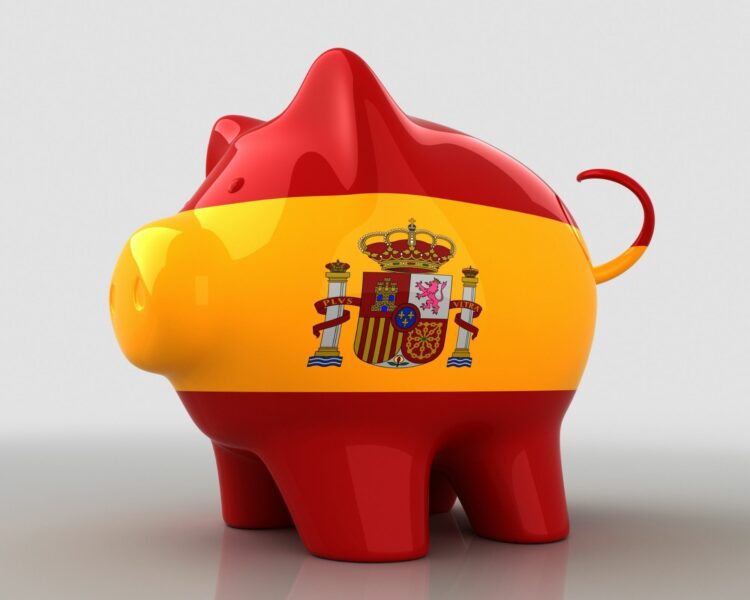 Bank in Spanien