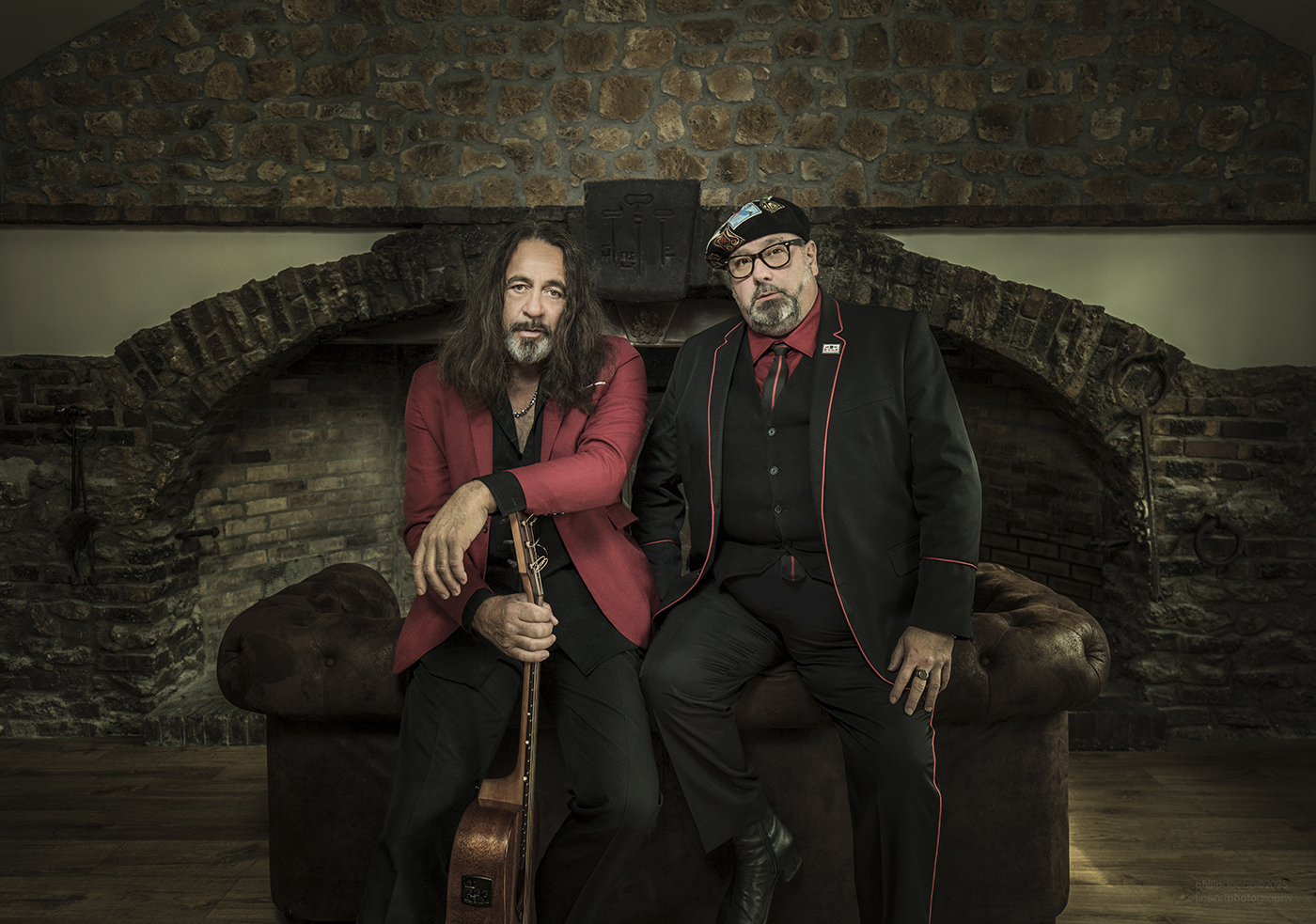 Grant Haua et David Noël, alias Feelgood Dave, le chanteur des SuperSoul Brothers.