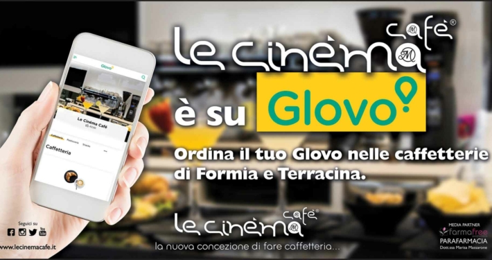 6x3 Le Cinéma Cafè è su Glovo