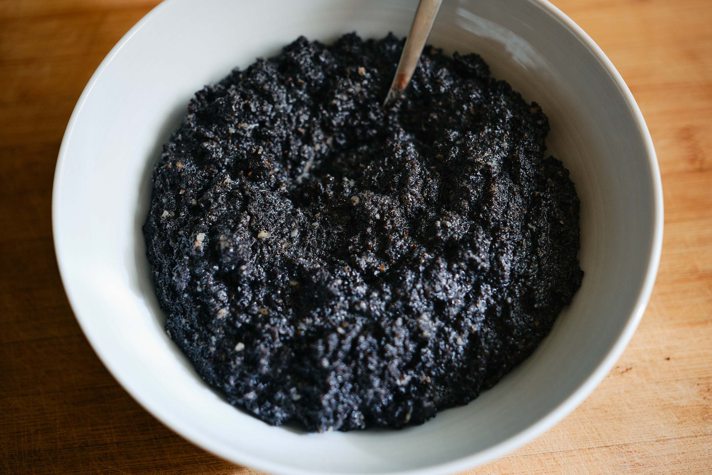 selbstgemachte Mohnfüllung
