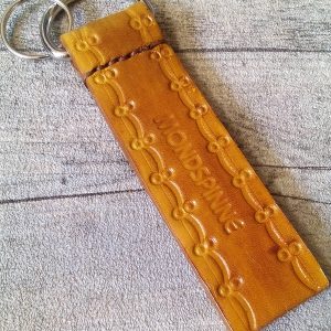 Schlüsselanhänger “Rustikal” (gelb)
