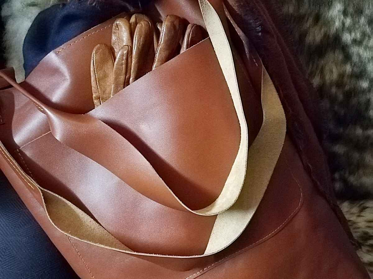 Shopper Handtasche (cognac) aus Leder - LEDERTASCHENMANUFAKTUR